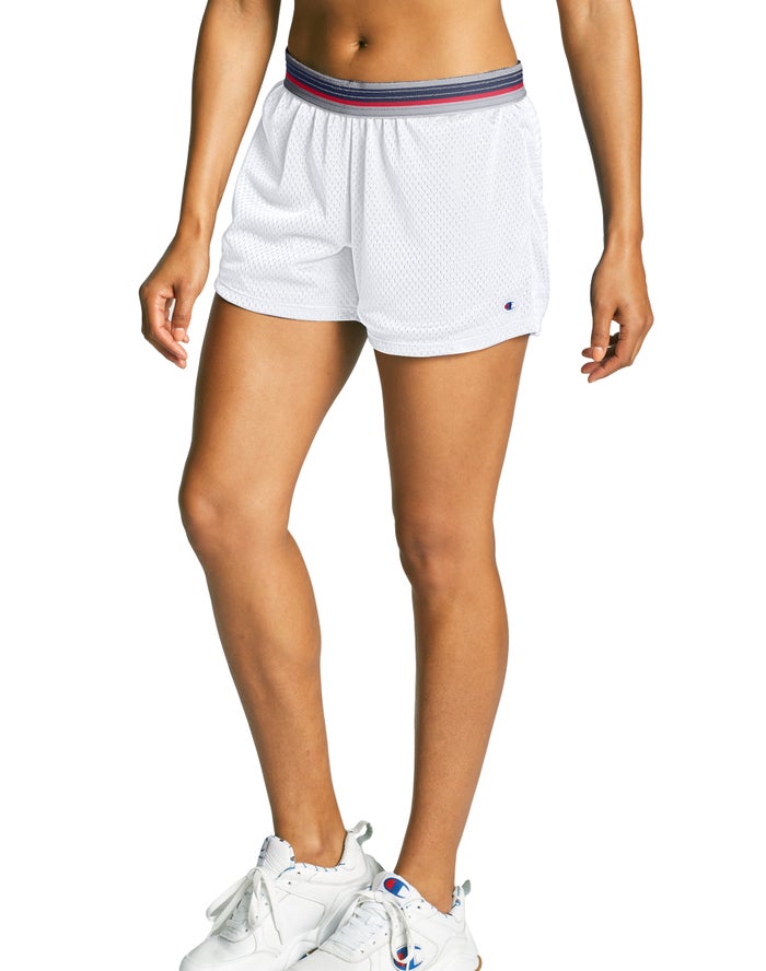 Champion Mesh 4 Korte Broek Dames - Wit - Belgie 7493ZSAKJ